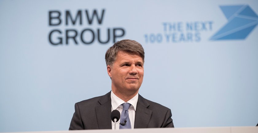 Harald Krüger, presidente del grupo BMW, durante la conferencia anual.