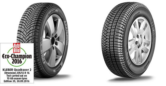 Los nuevos neumáticos Kleber Quadraxer 2 y Citilander