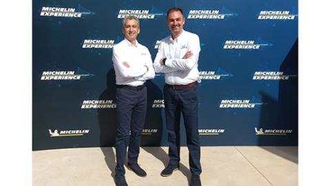 Antoine Sánchez y Pedro Álvarez, responsable de producto y director de Marketing de Michelin España Portugal, respectivamente.