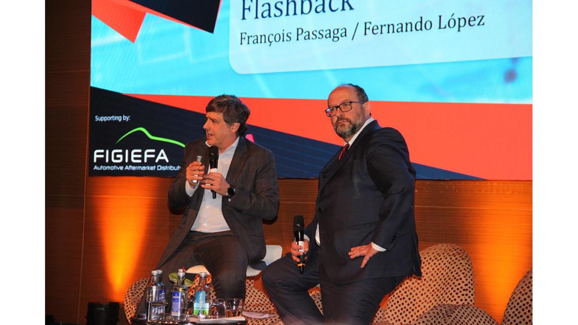 De izqda. a drcha., Fernando López y François Passaga, CEO Y Fundador de GIPA respectivamente.
