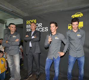Marc Márquez y Álex Márquez en la inauguración de RODI Motor Services