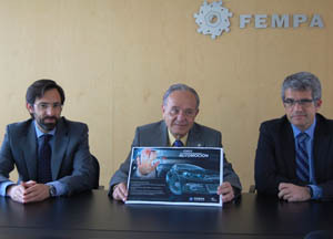 Luis Rodríguez, secretario de FEMPA, Guillermo Moreno, presidente de FEMPA y ATAYAPA y Luis Mascaró, secretario de ATAYAPA